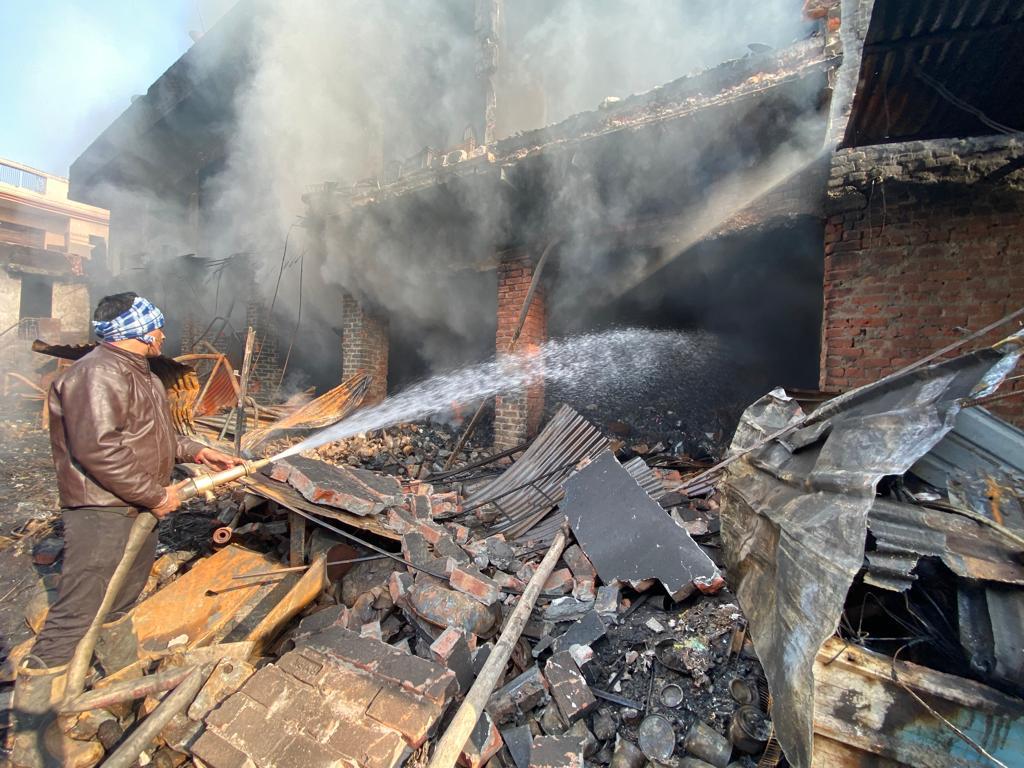 Fire breaks out at scrap godown in Yamunanagar, 4 die