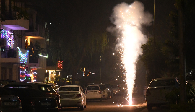 Panchkula air quality turns poor on Diwali night