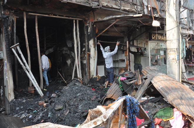 Two shops destroyed in fire, 19 incidents reported in Amritsar