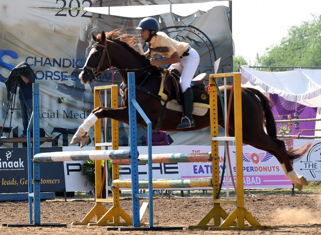 Sehaj Kaur wins gold at Horse Show