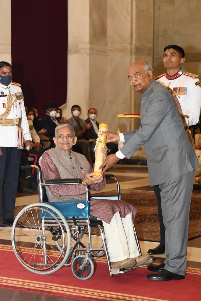JB Goyal conferred with Padma Shri for work in Sikh literature