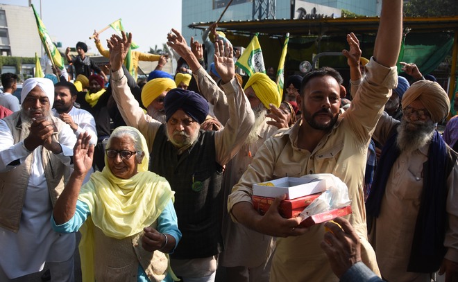 Ludhiana farmers elated with victory