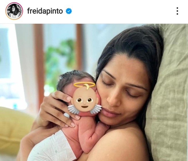 Freida Pinto welcomes baby boy