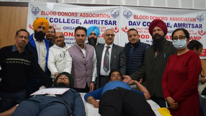 Blood Donation Camp organised by DAV College, Amritsar