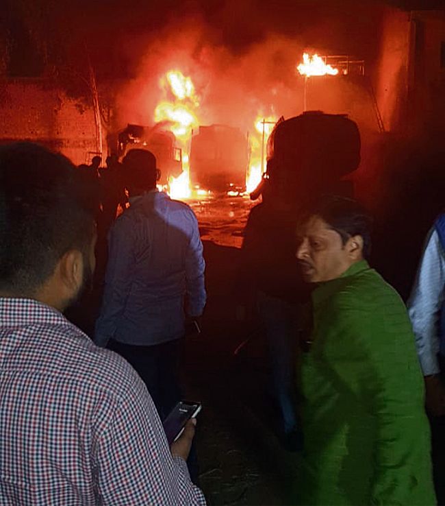 Nuts and bolts factory gutted in fire at Doraha