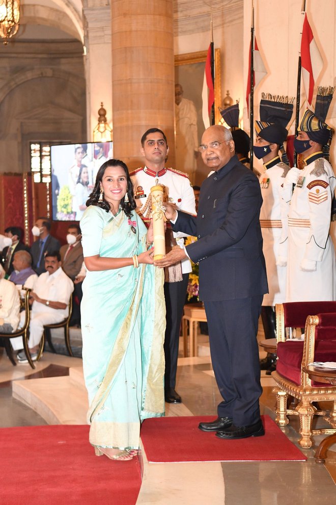 Hockey star Rani Rampal honoured with Padma Shri