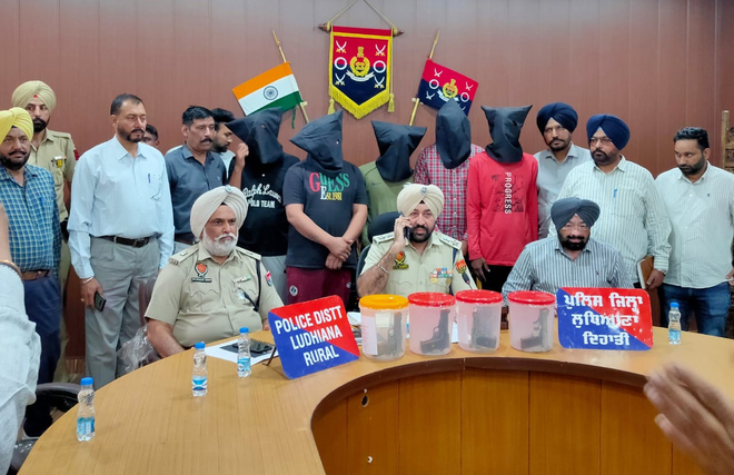 Ludhiana: Five robbers arrested; four pistols, ammo recovered