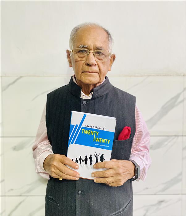 82-yr-old celebrates his birthday with a new book