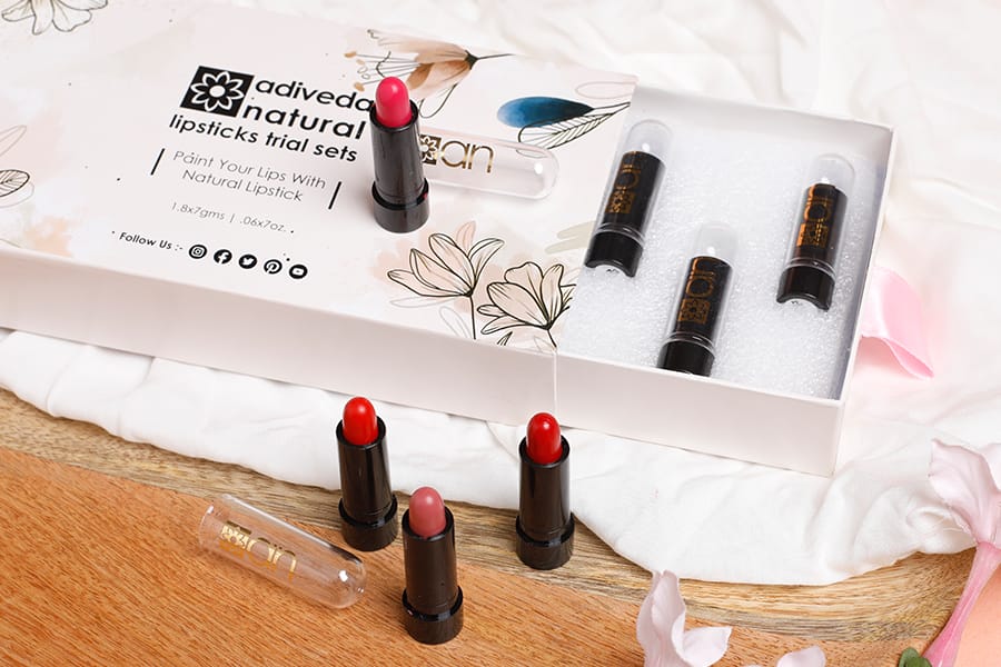 New Launch Alert: Organic Perfume Brand Adiveda Natural Launches Natural Matte Lipstick Gift Set
