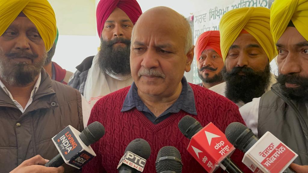 Sisodia visits schools in Punjab CM Channi’s constituency to ‘expose’ poor infrastructure