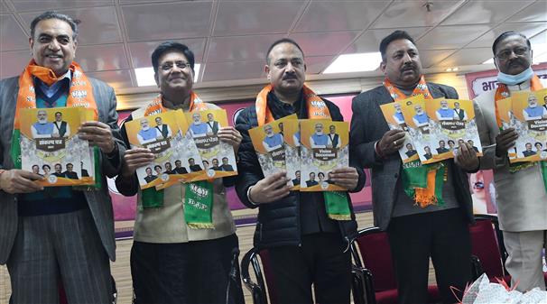 CHANDIGARH MC ELECTIONS: BJP's 'vision document' mixed bag of old and new promises