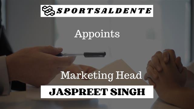 Sports Al Dente Appoints Jaspreet Singh as the Marketing Head