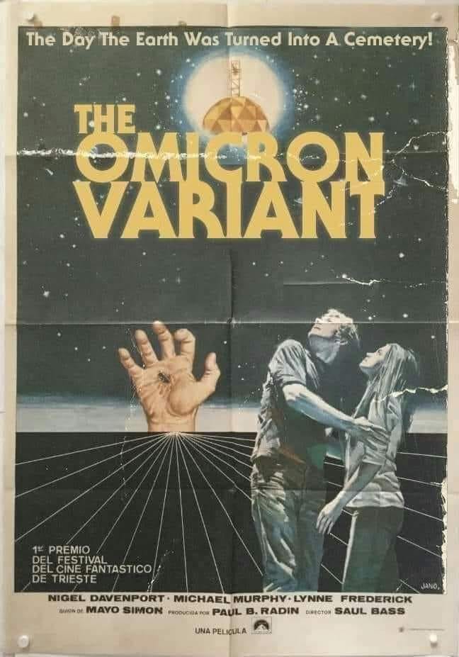 Viral vintage poster of movie 'The Omicron Variant' is fake