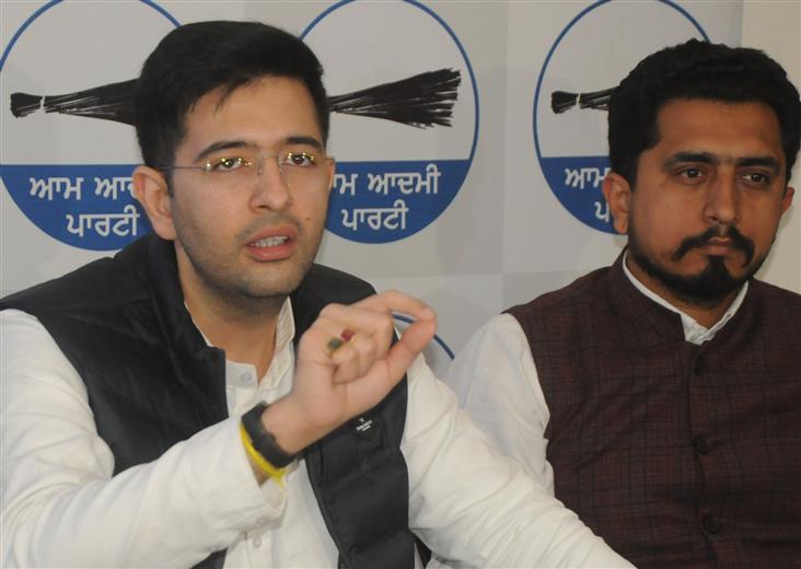 BJP using other parties to target us, alleges AAP's Raghav Chadha