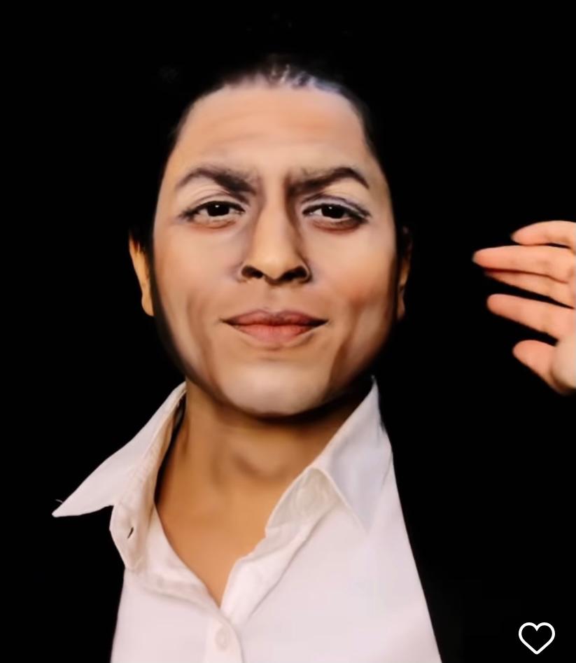 Makeup artist transforms herself into Shah Rukh Khan. Watch this unbelievable video