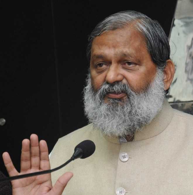 Haryana minister Anil Vij says he offered to resign from cabinet when told he might lose home dept