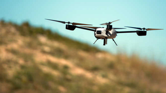 Shots fired after drone spotted along border