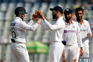 India beat New Zealand by 372 runs in second Test, win series 1-0