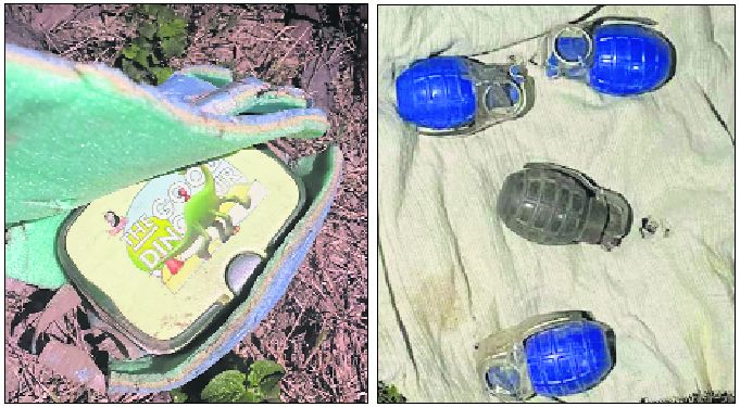 Tiffin bomb, 4 grenades seized in Gurdaspur