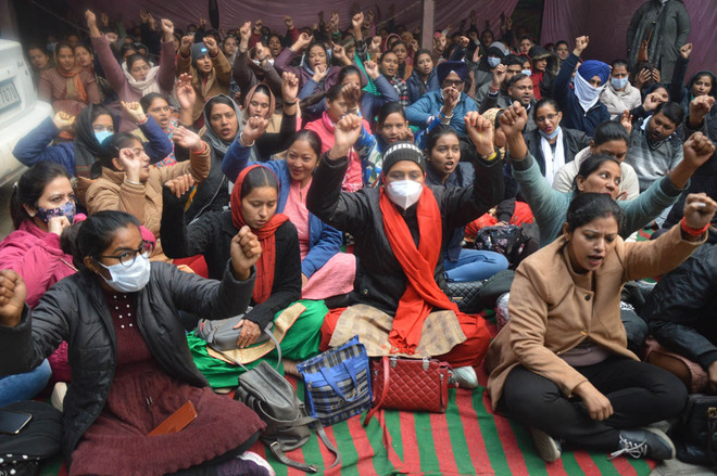 Ludhiana: NHM employees' strike hits Health Department works