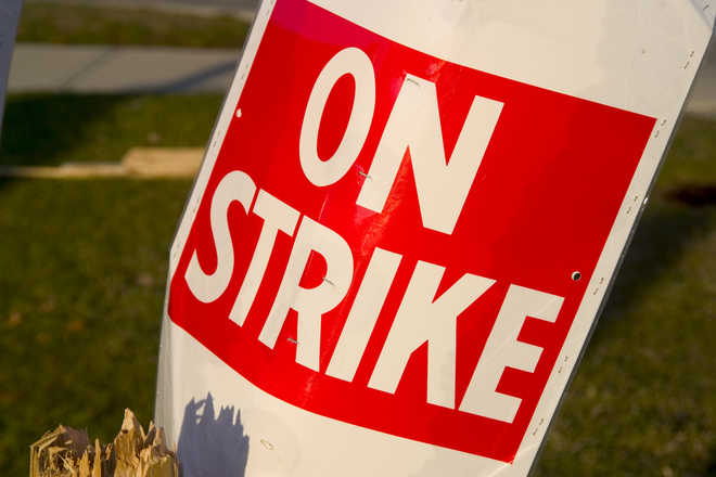 Revenue staff's protest halts registry work in Bathinda