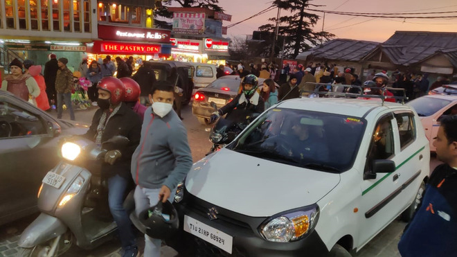 Tourist footfall goes up, traffic jams return to Dharamsala