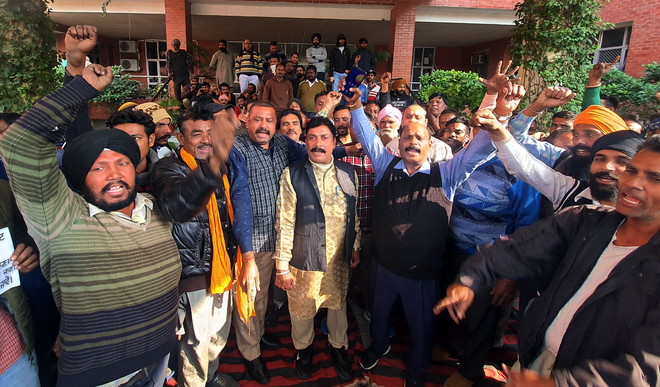 Majdoor safai sewak union goes on indefinite strike in Amritsar