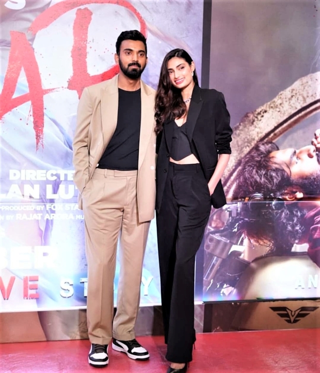 Athiya Shetty and KL Rahul make their first public appearance