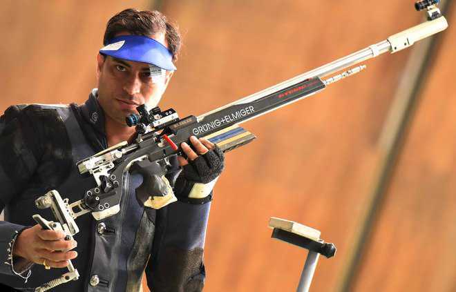 Rajput wins gold in men's 50m Rifle 3 Positions T4 trials