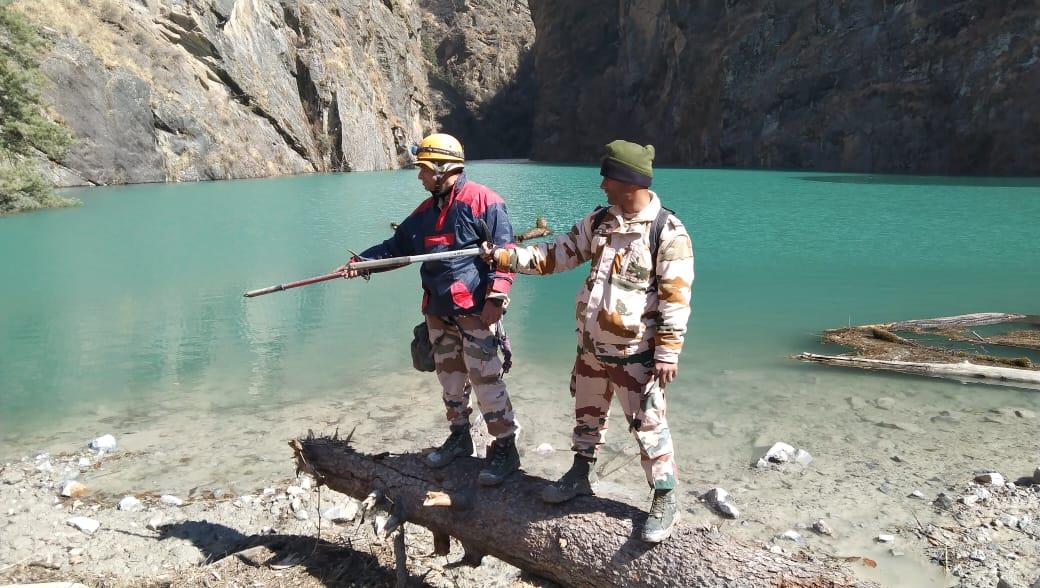 ITBP-DRDO team reaches site of artificial lake developed by flashflood in Uttarakhand