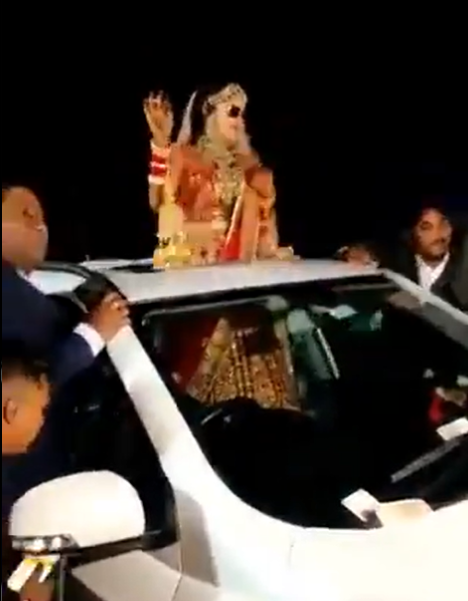 On camera: UP bride has a narrow escape as car ploughs into revellers