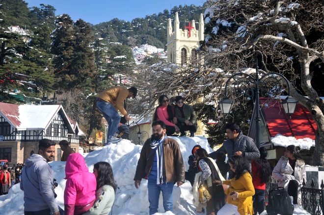 Power, water supply almost back to normal in Shimla