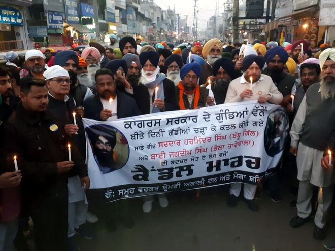 Candle marches held over Moga killings