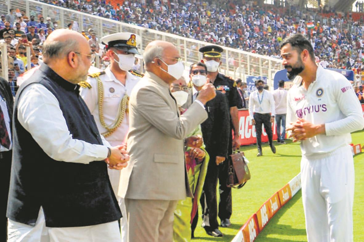 Narendra Modi Stadium was officially inaugurated by Indian Prime Minister Narendra Modi on February 24, 2021.