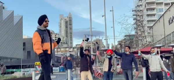 Diljit Dosanjh’s BTS clip of 'Honsla Rakh’s' Canada sets has Sonam Bajwa ‘shivering’