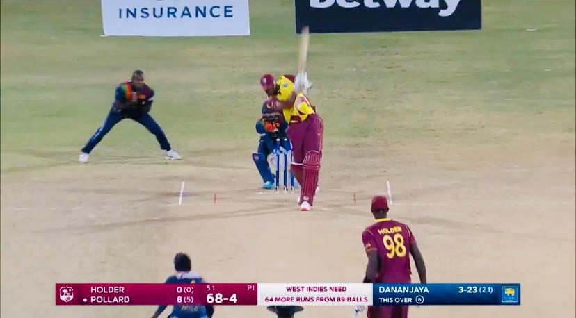 Pollard hits six sixes in an over as West Indies beat Sri Lanka