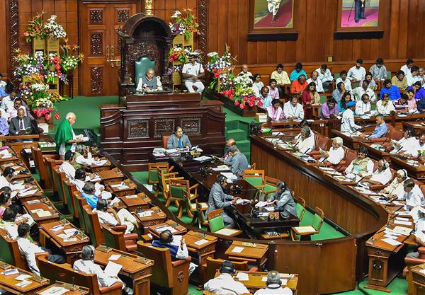 Karnataka Cong MLA suspended for a week for ‘indecent’ act of removing shirt inside assembly