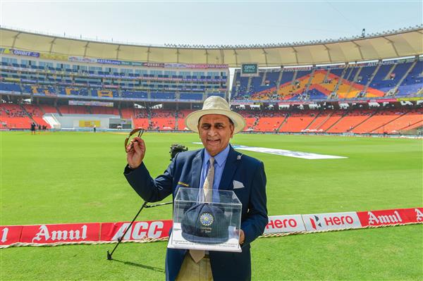 Gavaskar felicitated on 50th anniversary of Test debut