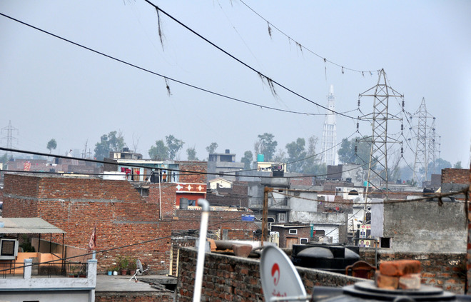 Illegal construction under high tension cables goes unchecked in Ludhiana