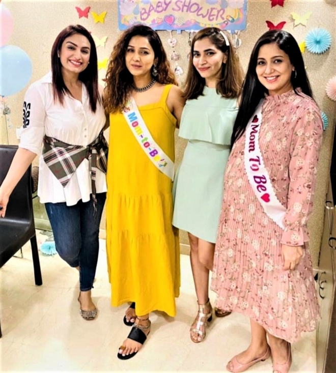 Harshdeep shares glimpse of her baby shower