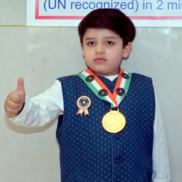 6-year-old in India Book of Records
