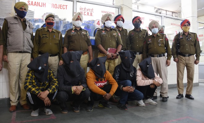5 notorious criminals held in Ludhiana