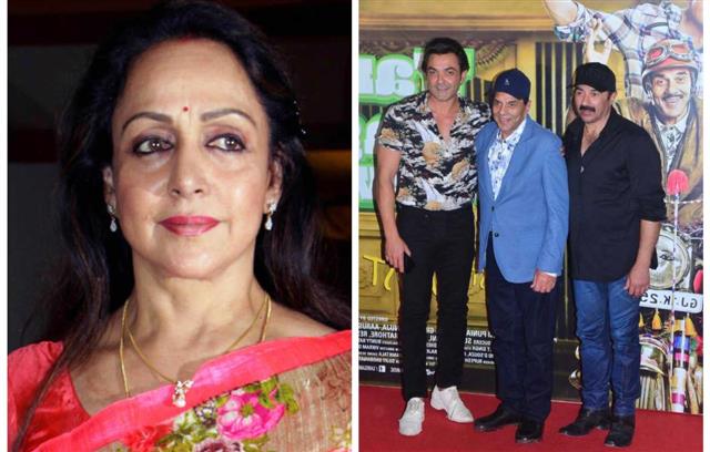 Hema Malini Gand Sex - Hema Malini talks about her relationship with Dharmendra's sons, Sunny and  Bobby Deol : The Tribune India