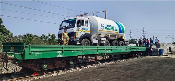 Trains to transport oxygen, industrial plants divert supply as active Covid cases cross 18 lakh in India