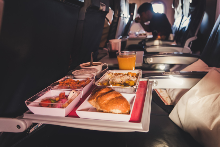 On-board meals banned in flights with duration under 2 hours