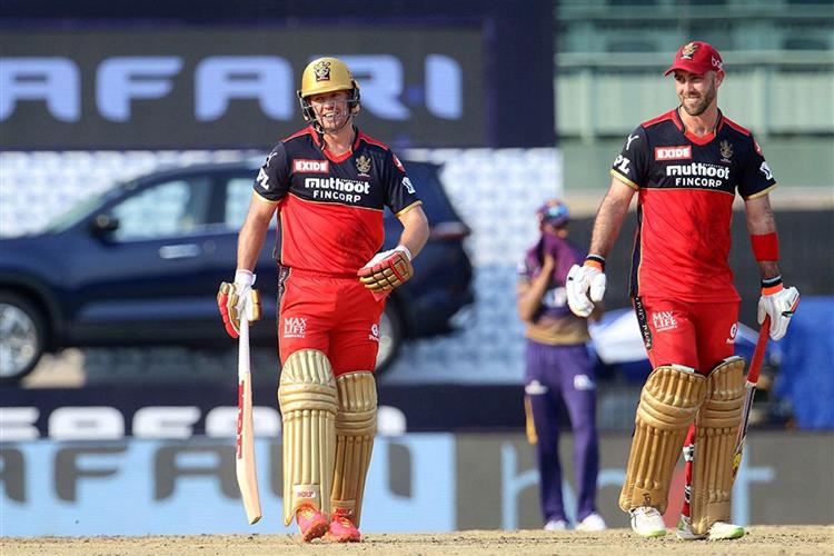 IPL 2021: De Villiers, Maxwell fire all-round RCB to 38-run win against KKR