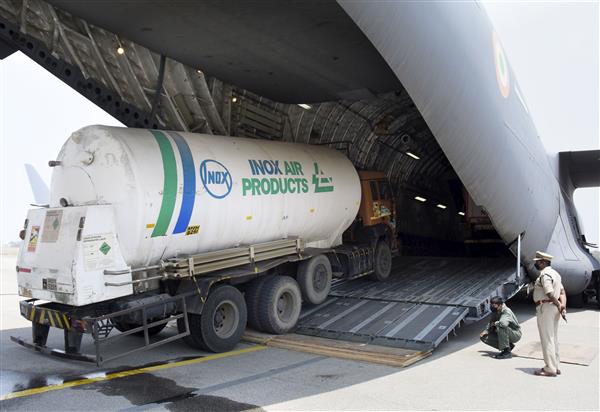 Telangana airlifts oxygen trucks from Odisha