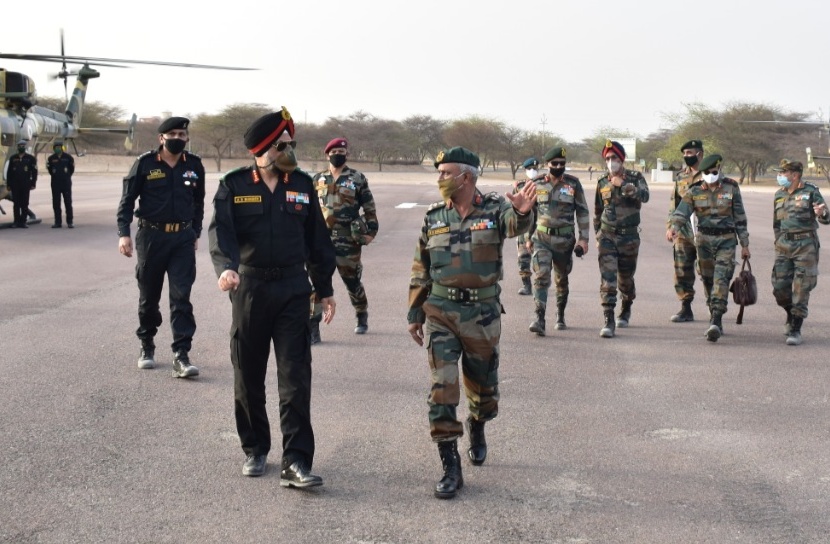 Army Commander visits formations in western sector