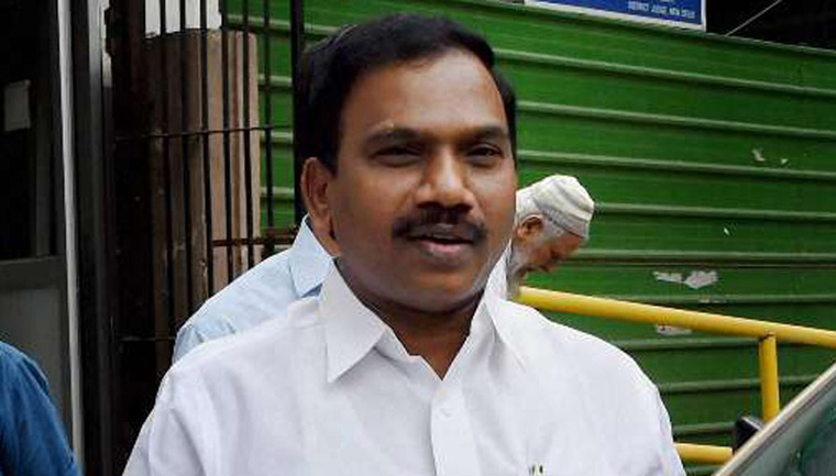 EC bars DMK’s A Raja from campaigning for 48 hours; tells him not to ‘lower dignity of women’