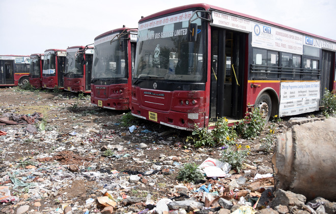 Ludhiana city bus service gets off track